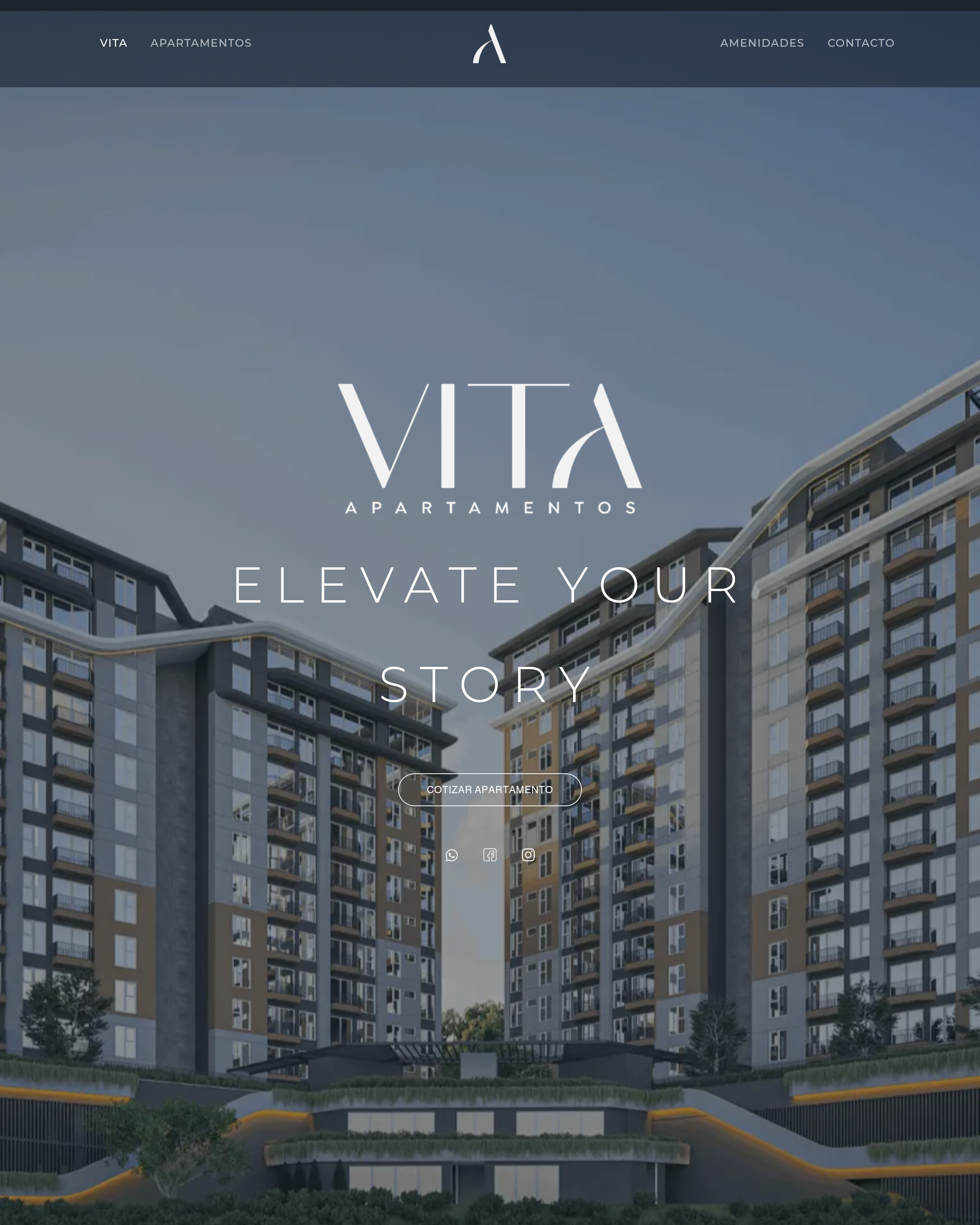 Sitio web de Vita Apartamentos
